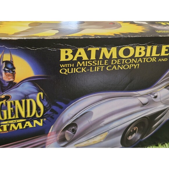 1994 Legends Batmobile Legends of Batman w/Missile Detonator Kenner Open Box TRU - Picture 8 of 16